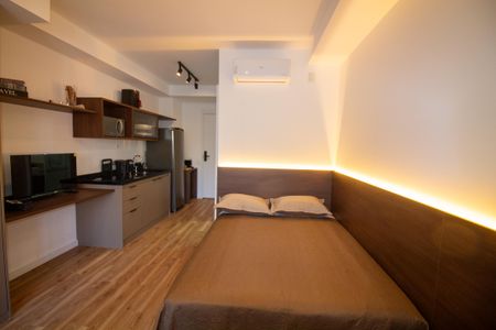 Studio para alugar com 29m², 1 quarto e sem vagaSala / Quarto - Studio