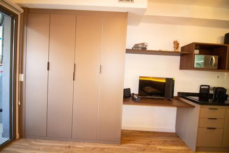 Studio para alugar com 29m², 1 quarto e sem vagaSala / Quarto - Studio