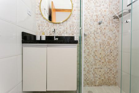 Casa de condomínio para alugar com 73m², 3 quartos e 2 vagasBanheiro da Suíte