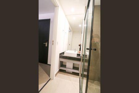 Banheiro de kitnet/studio à venda com 1 quarto, 35m² em Brooklin, São Paulo