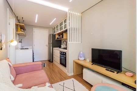 Sala de apartamento para alugar com 1 quarto, 28m² em Ferreira, São Paulo