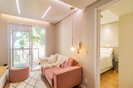 Sala de apartamento para alugar com 1 quarto, 28m² em Ferreira, São Paulo