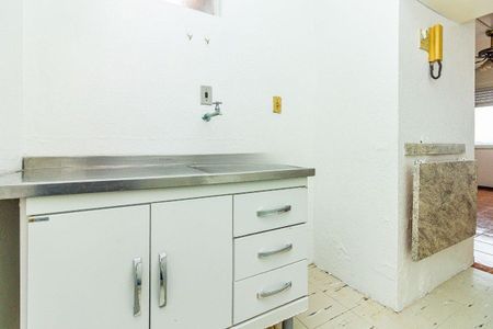 Cozinha  de kitnet/studio para alugar com 1 quarto, 26m² em Centro Histórico, Porto Alegre