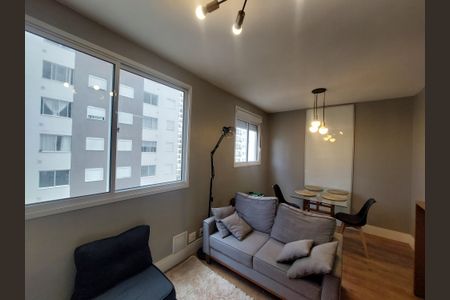 Sala de apartamento à venda com 1 quarto, 34m² em Jardim Marajoara, São Paulo