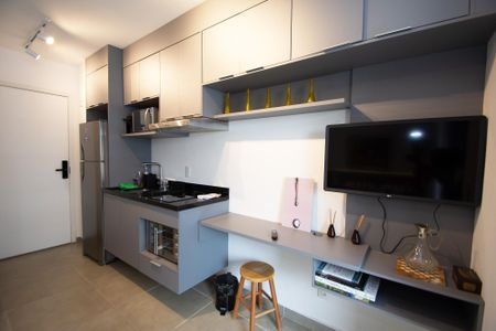 Studio à venda com 27m², 1 quarto e sem vagacozinha