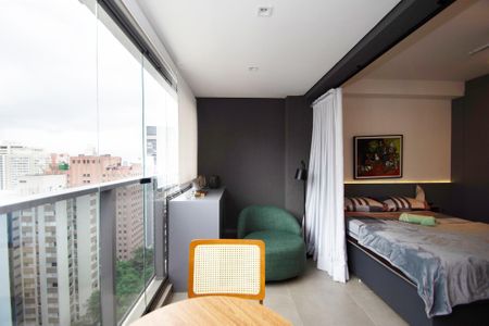 Studio à venda com 27m², 1 quarto e sem vagavaranda sala