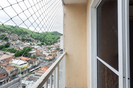 Varanda da Sala de apartamento à venda com 3 quartos, 60m² em Engenho Novo, Rio de Janeiro