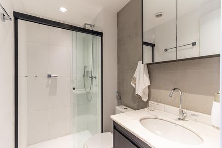 Studio para alugar com 27m², 1 quarto e sem vagaBanheiro