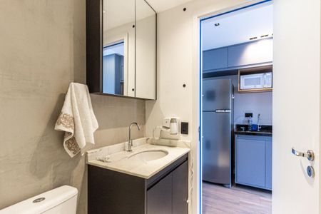 Studio para alugar com 27m², 1 quarto e sem vagaBanheiro