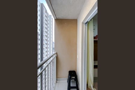 Varanda da Sala de apartamento à venda com 1 quarto, 28m² em Belenzinho, São Paulo