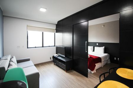 Sala de kitnet/studio à venda com 1 quarto, 29m² em Indianópolis, São Paulo