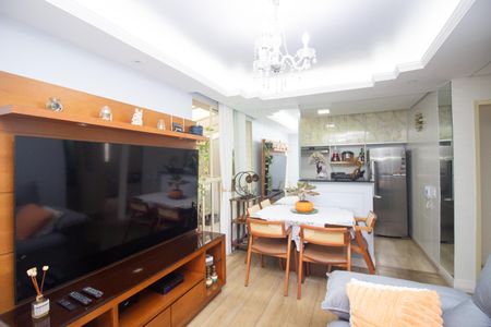 Sala de apartamento à venda com 2 quartos, 54m² em Califórnia, Belo Horizonte