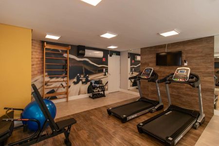 Apartamento à venda com 44m², 2 quartos e 1 vaga Apartamento à venda com 44m², 2 quartos e 1 vagaÁrea comum - Academia