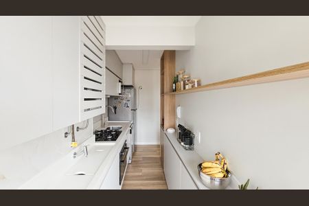 Apartamento à venda com 51m², 2 quartos e 1 vagaCozinha e área de serviço