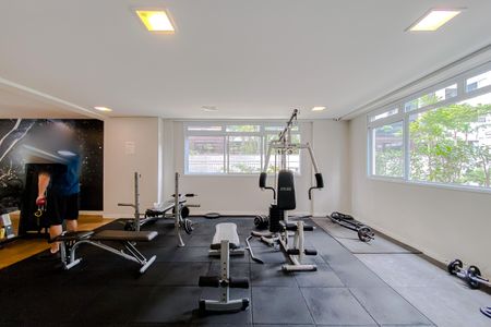 Studio para alugar com 31m², 1 quarto e 1 vaga Studio para alugar com 31m², 1 quarto e 1 vagaÁrea comum - Academia