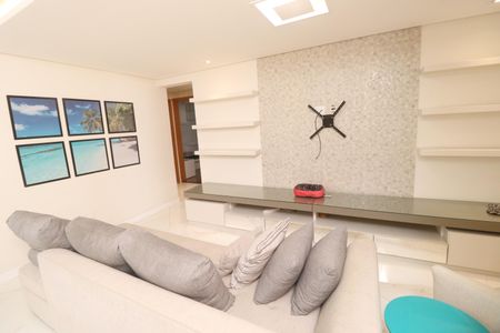 sala de apartamento para alugar com 3 quartos, 118m² em Vila Valparaíso, Santo André