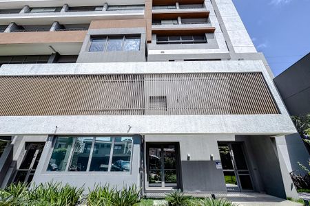 Studio para alugar com 31m², 1 quarto e sem vagaFachada - Plaquinha