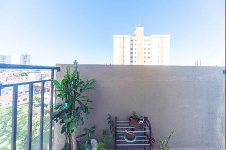 Varanda da Sala de apartamento à venda com 2 quartos, 37m² em Vila Valparaíso, Santo André