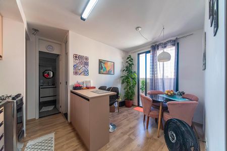 Sala de apartamento à venda com 2 quartos, 37m² em Vila Valparaíso, Santo André