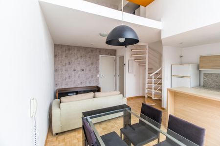 Sala  de apartamento para alugar com 1 quarto, 55m² em A Industrial, Barueri