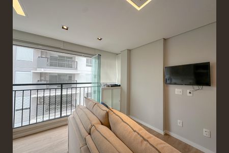 Sala/Cozinha de apartamento à venda com 2 quartos, 46m² em Barra Funda, São Paulo