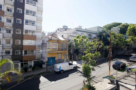 Studio - Sala / Quarto Vista de kitnet/studio para alugar com 1 quarto, 36m² em Floresta, Porto Alegre