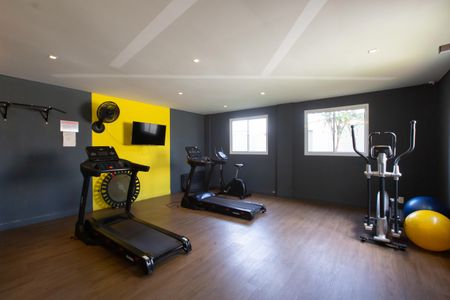 Apartamento para alugar com 34m², 2 quartos e sem vaga Apartamento para alugar com 34m², 2 quartos e sem vagaÁrea comum - Academia