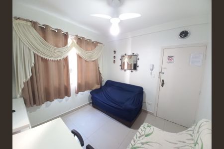 Sala de apartamento para alugar com 1 quarto, 31m² em Itararé, São Vicente