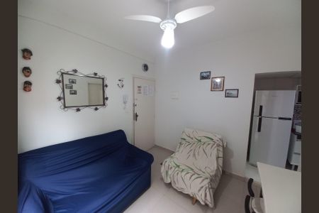 Sala de apartamento para alugar com 1 quarto, 47m² em Itararé, São Vicente