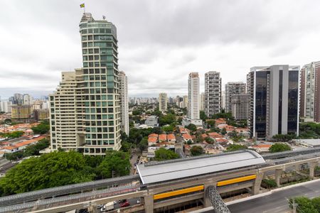 Varanda de kitnet/studio para alugar com 1 quarto, 24m² em Vila Cordeiro, São Paulo