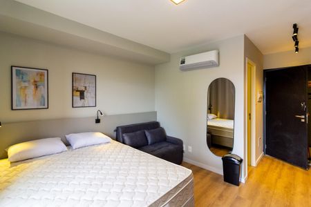 Studio para alugar com 24m², 1 quarto e sem vagaQuarto