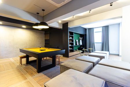 Studio para alugar com 24m², 1 quarto e sem vagaSalão de jogos