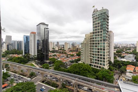 Varanda de kitnet/studio para alugar com 1 quarto, 24m² em Vila Cordeiro, São Paulo