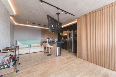 Sala de apartamento para alugar com 2 quartos, 80m² em Brooklin, São Paulo