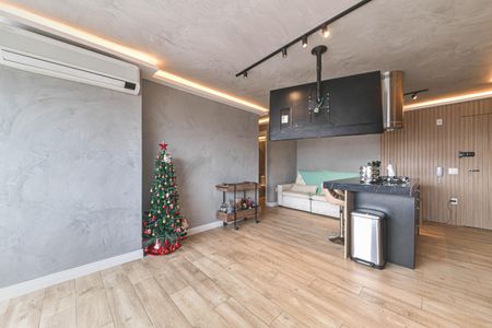 Sala de apartamento para alugar com 2 quartos, 80m² em Brooklin, São Paulo