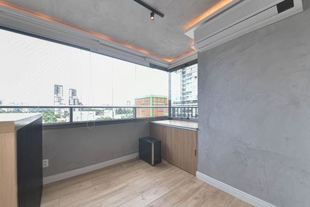 Sala de apartamento para alugar com 2 quartos, 80m² em Brooklin, São Paulo