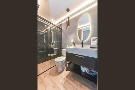 Banheiro Social de apartamento para alugar com 2 quartos, 80m² em Brooklin, São Paulo