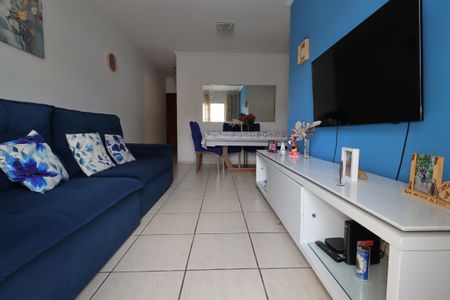 Sala de apartamento à venda com 3 quartos, 87m² em Vila Cecilia Maria, Santo André