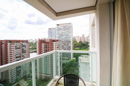 Varanda de apartamento para alugar com 1 quarto, 36m² em Santo Amaro, São Paulo