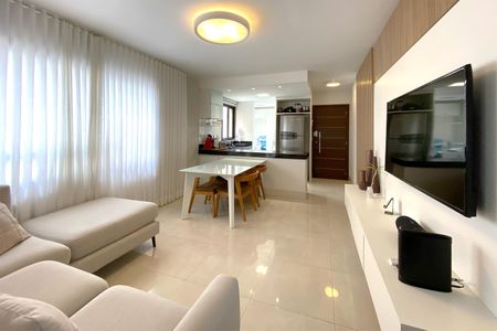 Sala de apartamento para alugar com 2 quartos, 56m² em Santo Antônio, Belo Horizonte