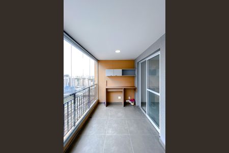 Varanda da Sala de apartamento para alugar com 1 quarto, 33m² em Belenzinho, São Paulo