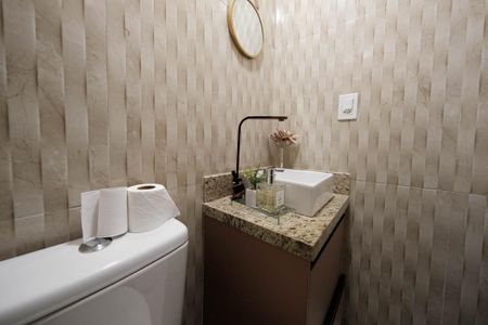 Casa de condomínio à venda com 80m², 2 quartos e 1 vagaLavabo