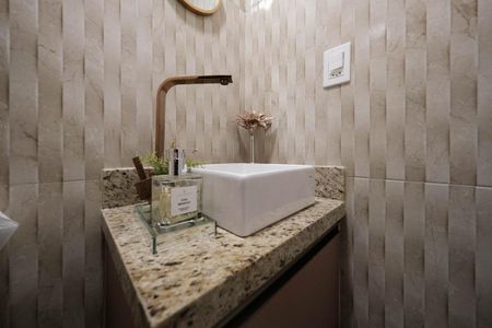 Casa de condomínio à venda com 80m², 2 quartos e 1 vagaLavabo