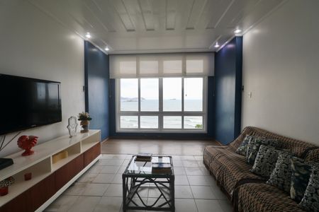 Sala de apartamento para alugar com 4 quartos, 137m² em Vila Alzira, Guarujá