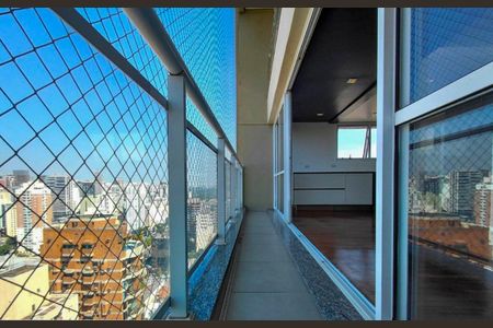 Varanda da Sala  de apartamento para alugar com 2 quartos, 120m² em Pinheiros, São Paulo