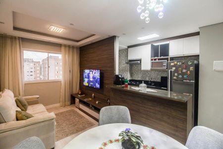 Sala  de apartamento à venda com 2 quartos, 51m² em Centro, Barueri