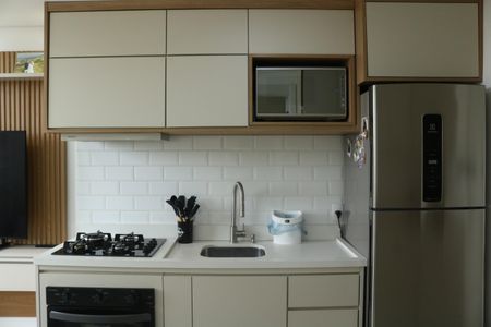 Sala e Cozinha Integrada de apartamento para alugar com 1 quarto, 25m² em Água Branca, São Paulo