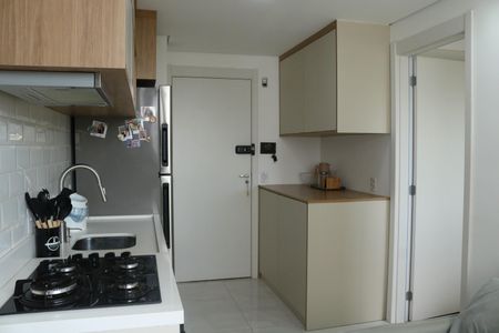 Sala e Cozinha Integrada de apartamento para alugar com 1 quarto, 25m² em Água Branca, São Paulo