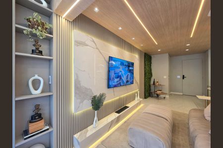 Sala de apartamento para alugar com 1 quarto, 95m² em Indianópolis, São Paulo