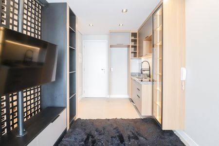 Sala / Cozinha de kitnet/studio à venda com 1 quarto, 33m² em Butantã, São Paulo